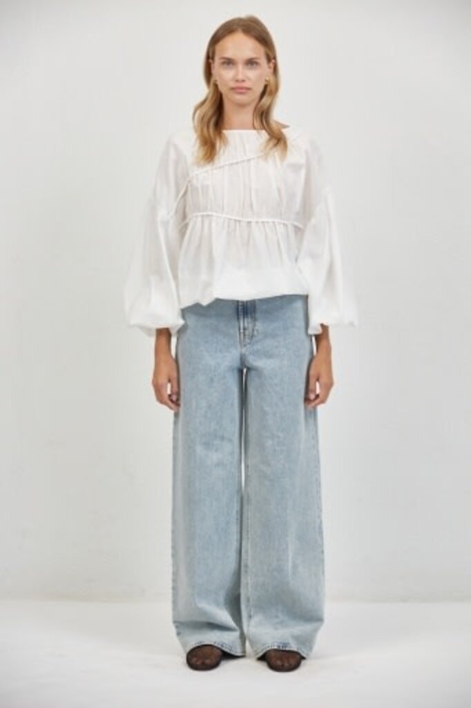 A. Ren Tropez Shirred Top