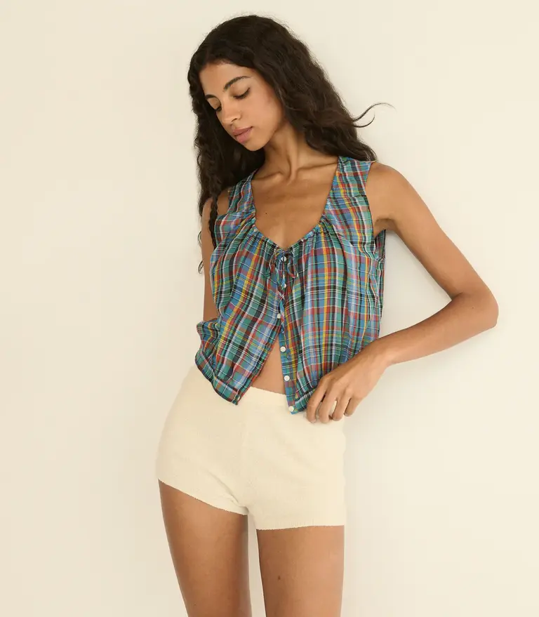Dôen Theo Top in  Alderbrook Plaid