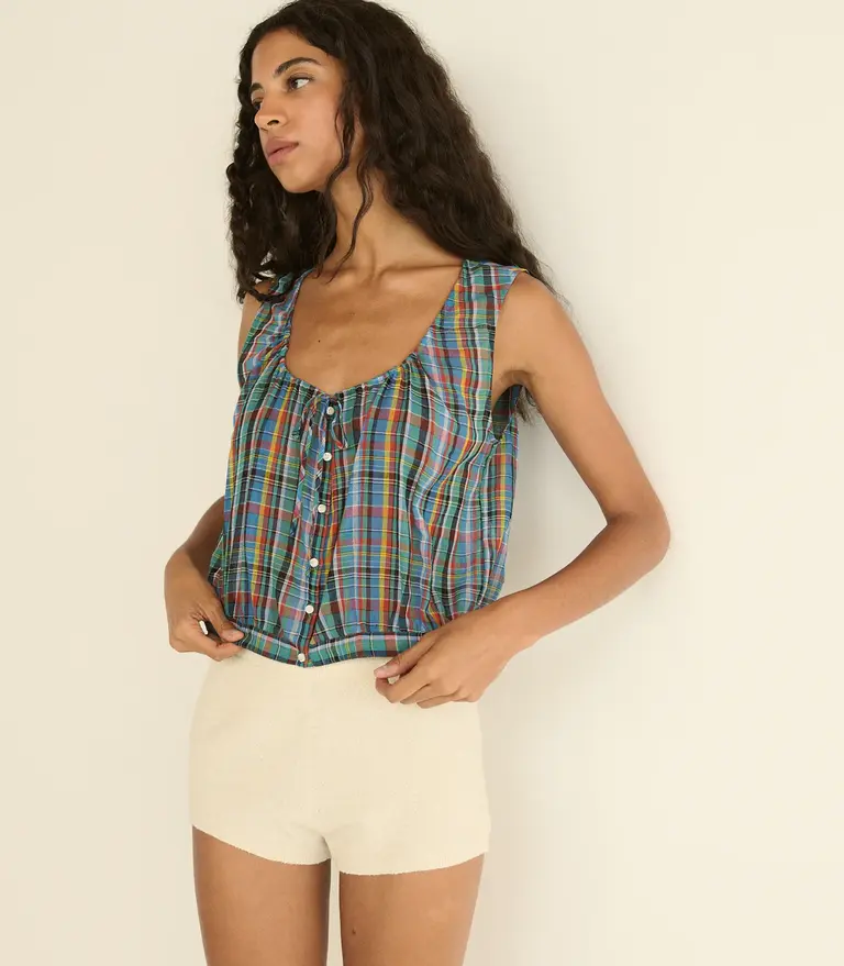 Dôen Theo Top in  Alderbrook Plaid
