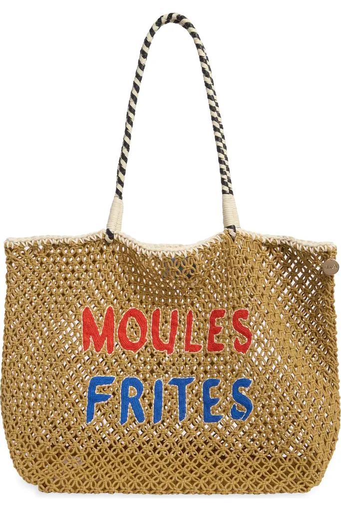 Clare V. Lete Tote - Moules Frites - Tan
