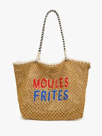 Clare V. Lete Tote - Moules Frites - Tan
