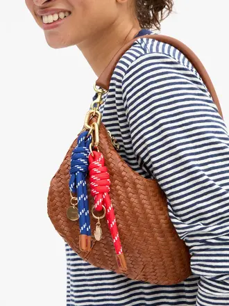 Clare V. Barrel Knot Fob