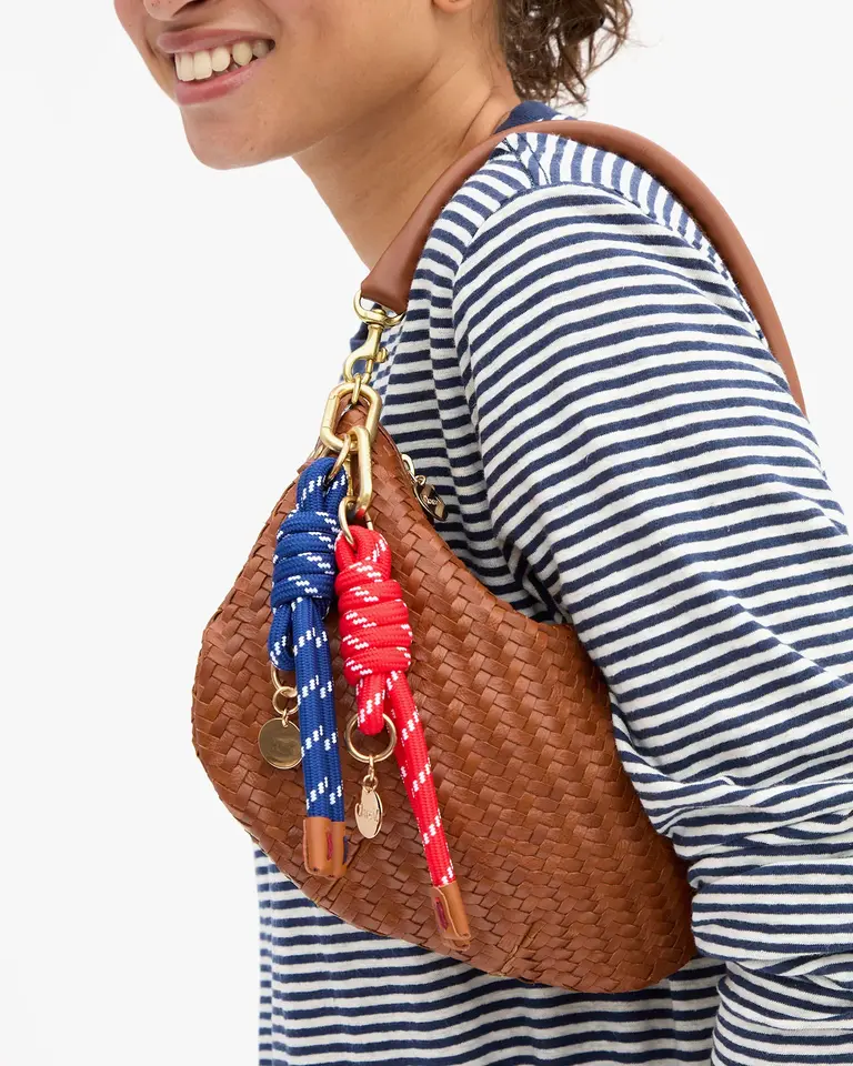 Clare V. Barrel Knot Fob