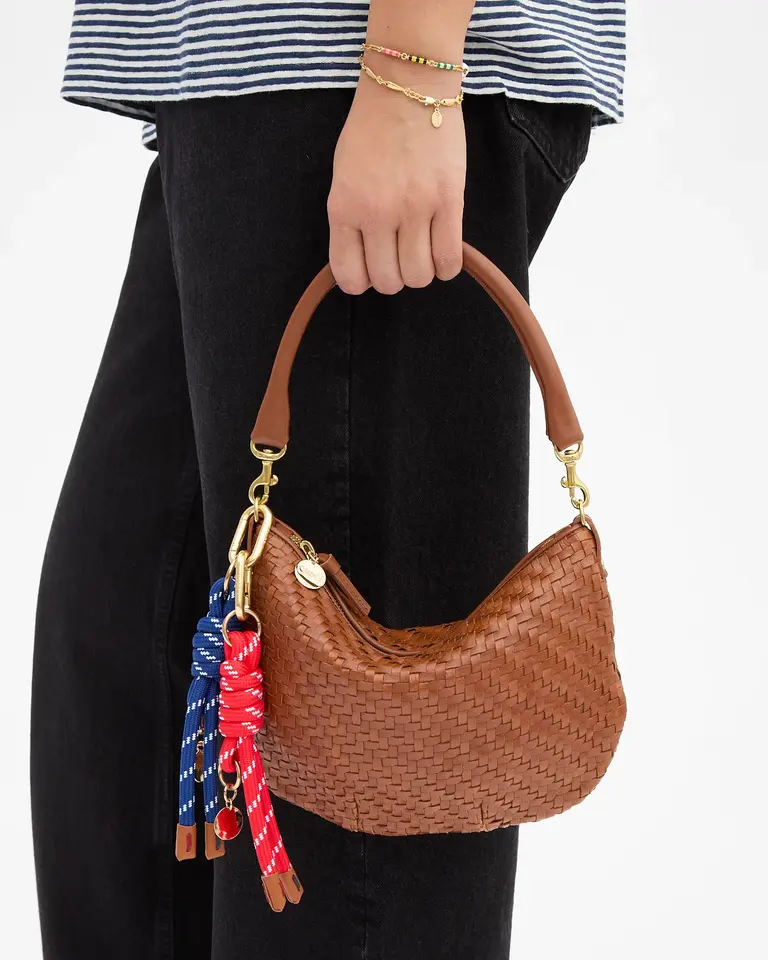 Clare V. Barrel Knot Fob