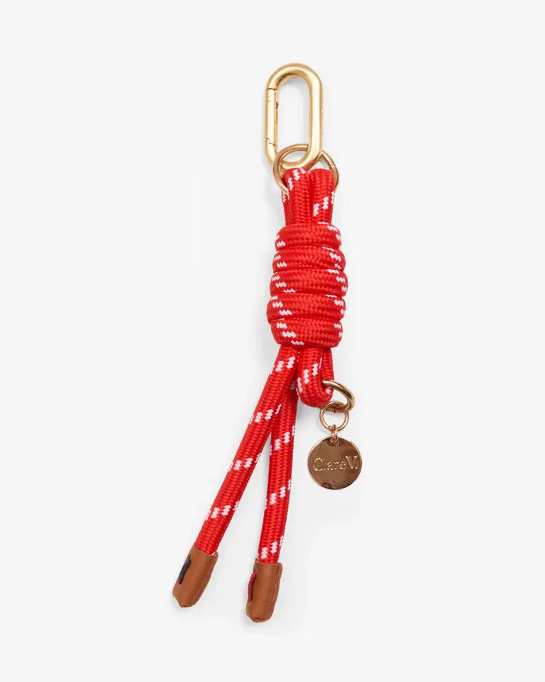 Clare V. Barrel Knot Fob