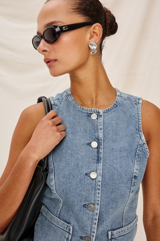 Rails Portola Denim Vest Top