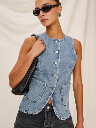 Rails Portola Denim Vest Top