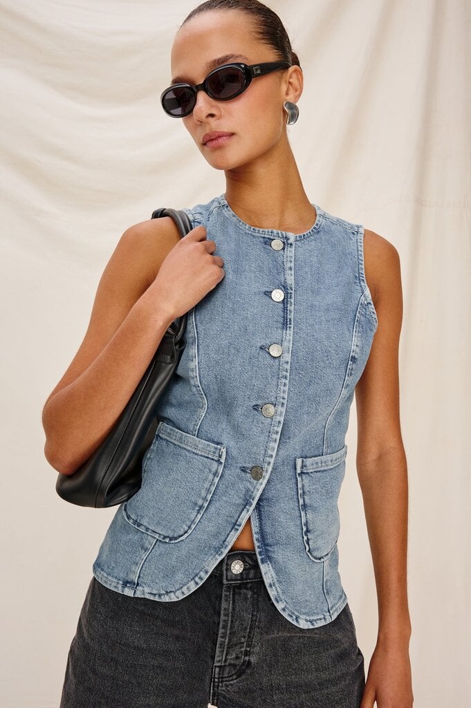 Rails Portola Denim Vest Top