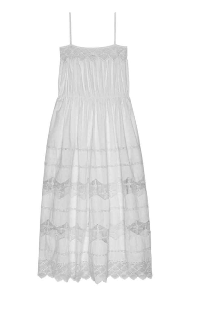 The Great The Rosette Crochet Dress