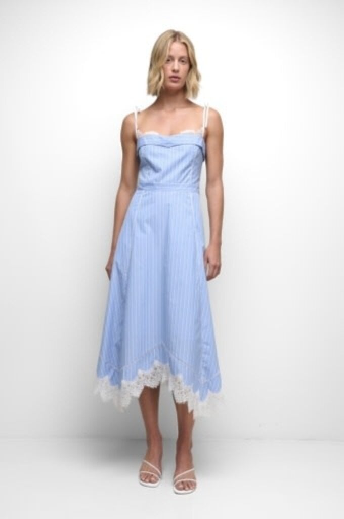 Simkhai Avaleigh Cotton Lace Midi Dress
