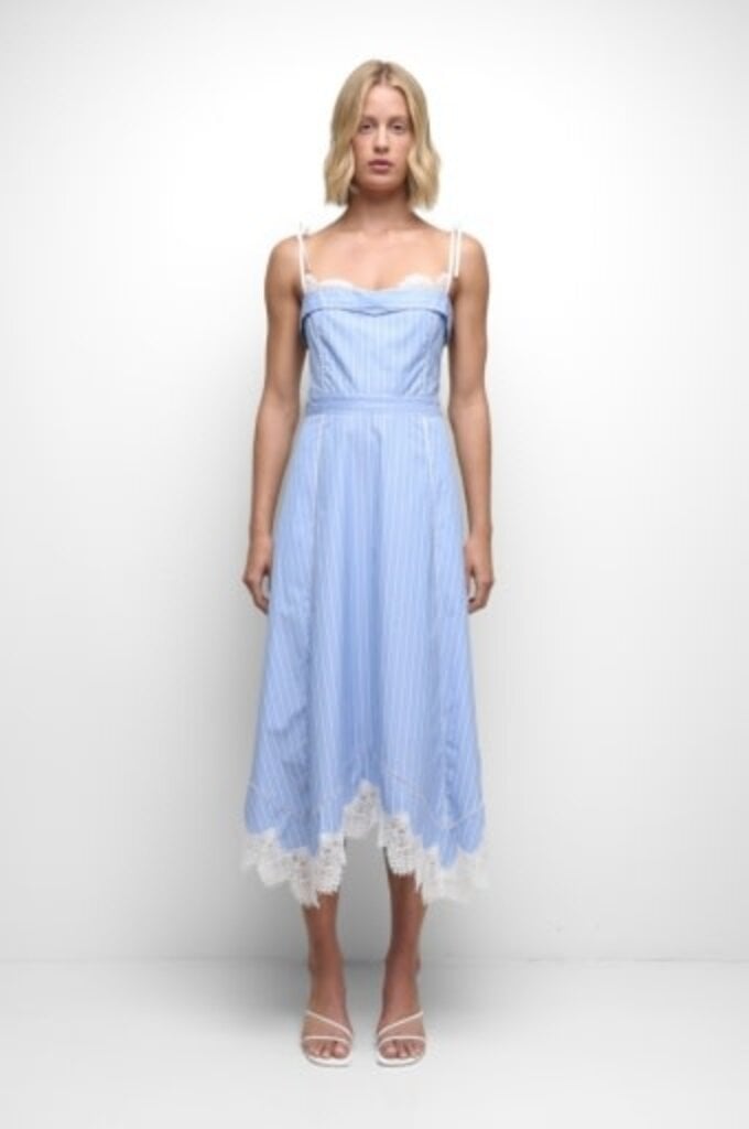 Simkhai Avaleigh Cotton Lace Midi Dress