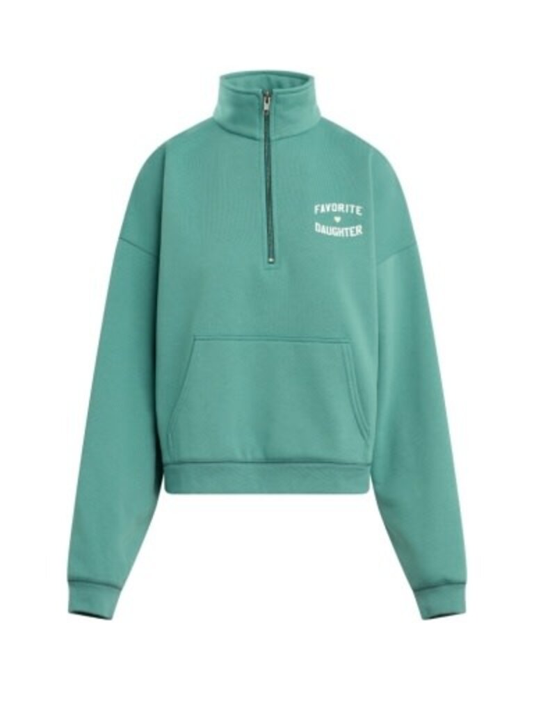 Favorite Daughter Favorite Daughter Half Zip Sweatshirt