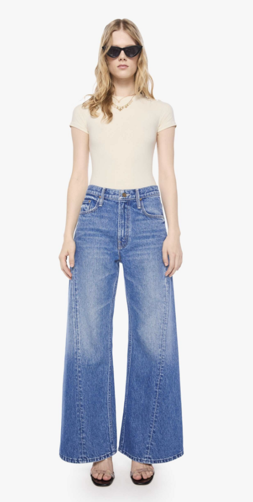Mother Denim Lil Lemon Twist Skimp in Rolling in the Dough