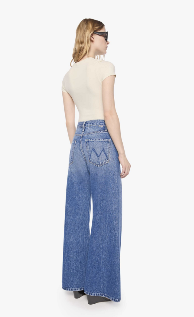 Mother Denim Lil Lemon Twist Skimp in Rolling in the Dough