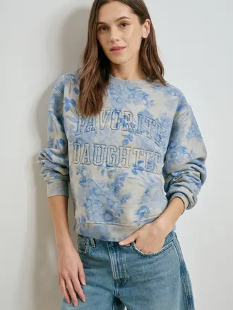 Favorite Daughter The Favorite Classic Embossed Sweatshirt
