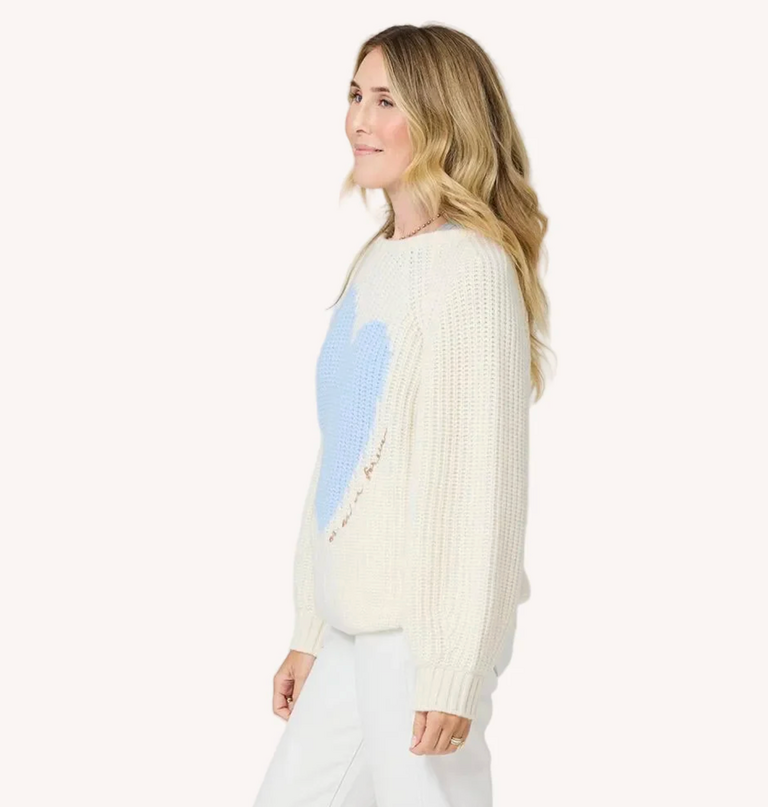 Kerri Rosenthal Ricki Imperfect Heart Sweater