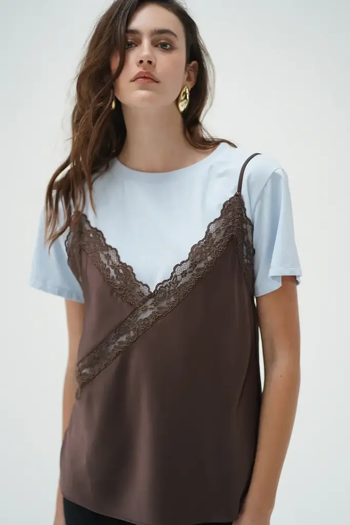 LNA Rowan Cami Layer Tee