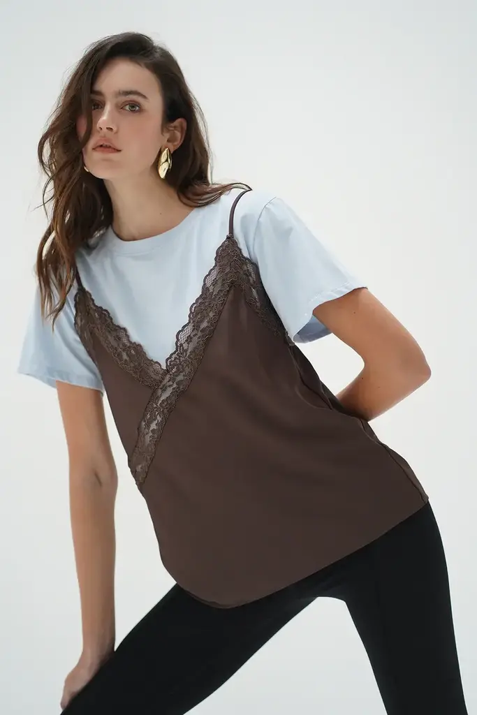 LNA Rowan Cami Layer Tee