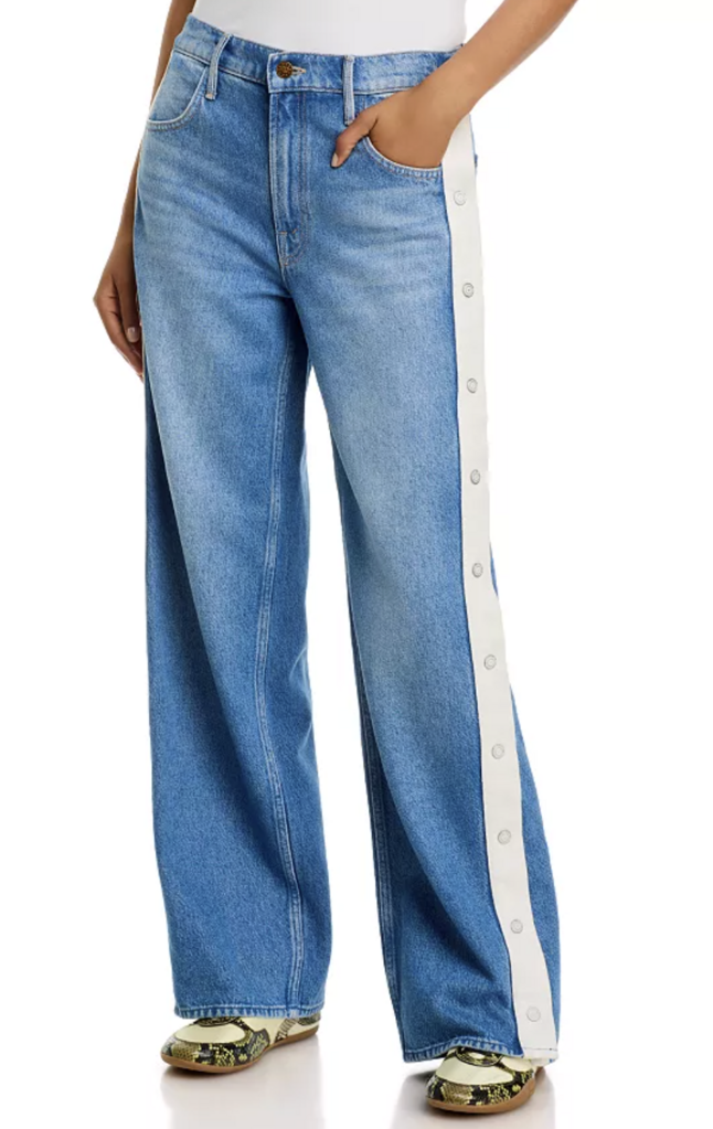 Mother Denim The Striped Resealable in Skimp Quik