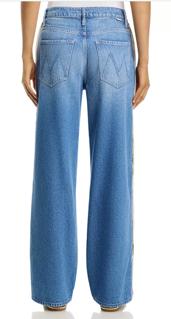 Mother Denim The Striped Resealable in Skimp Quik