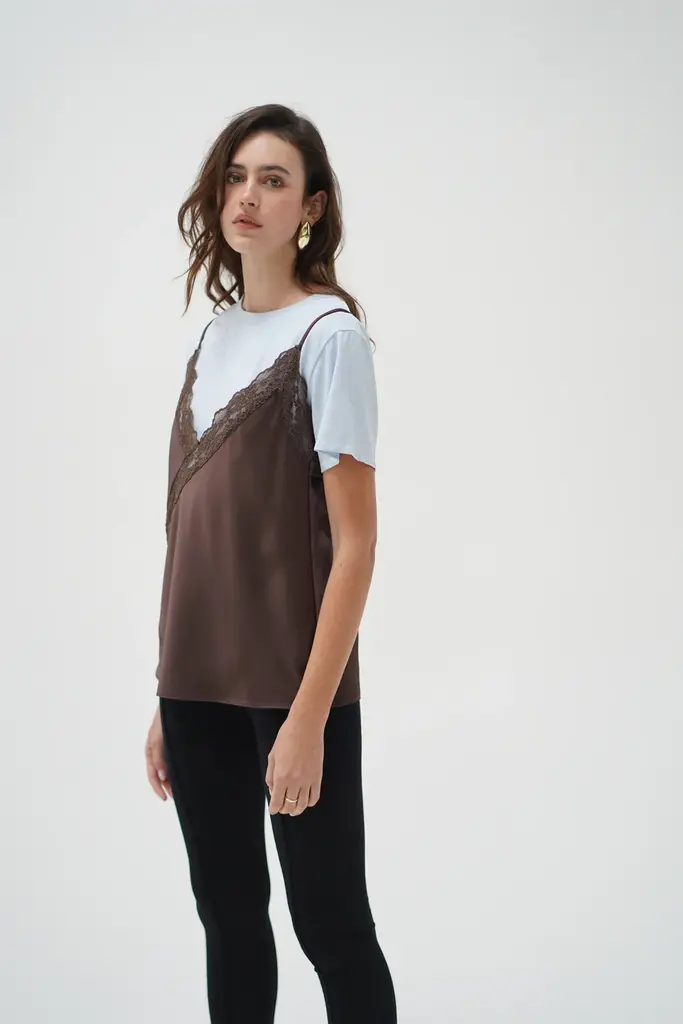 LNA Rowan Cami Layer Tee