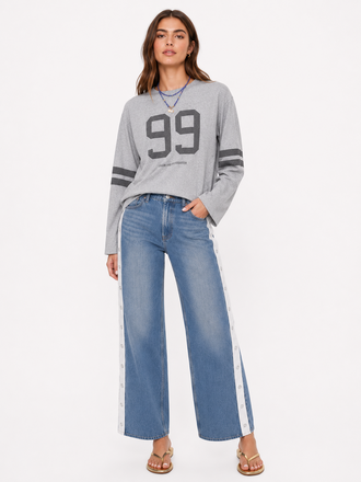 Baum Und Pferdgarten Jeevana Top in Grey Melange