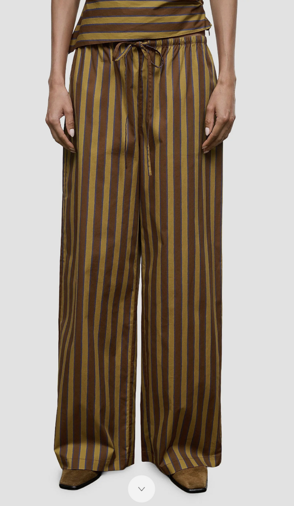 Staud Mateo Cigar Striped Pant