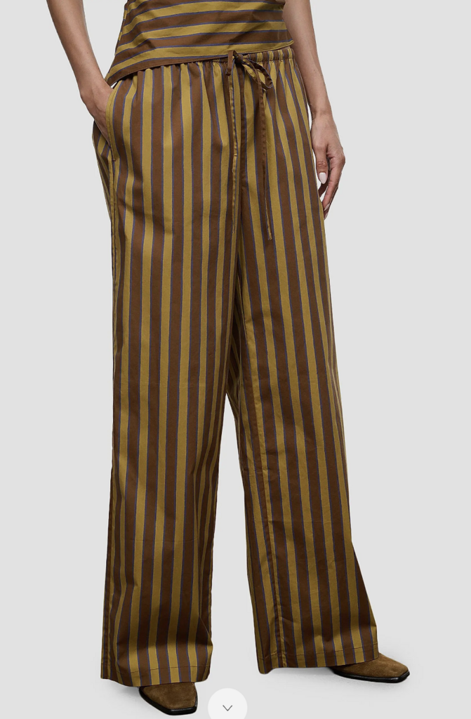 Staud Mateo Cigar Striped Pant