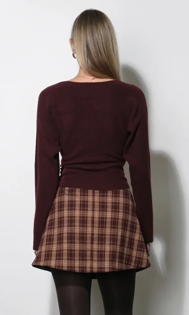 Greylin Miller Side Cinched Dolman Sweater
