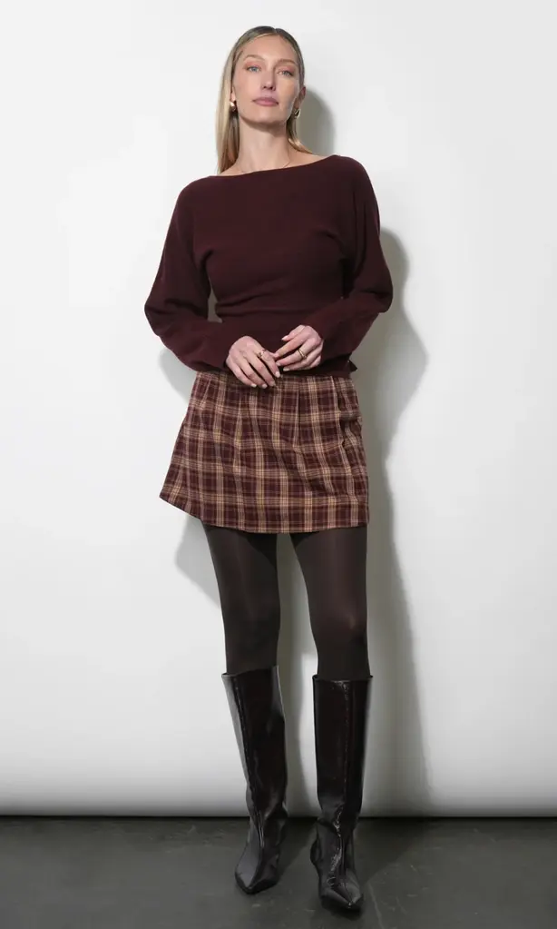Greylin Miller Side Cinched Dolman Sweater
