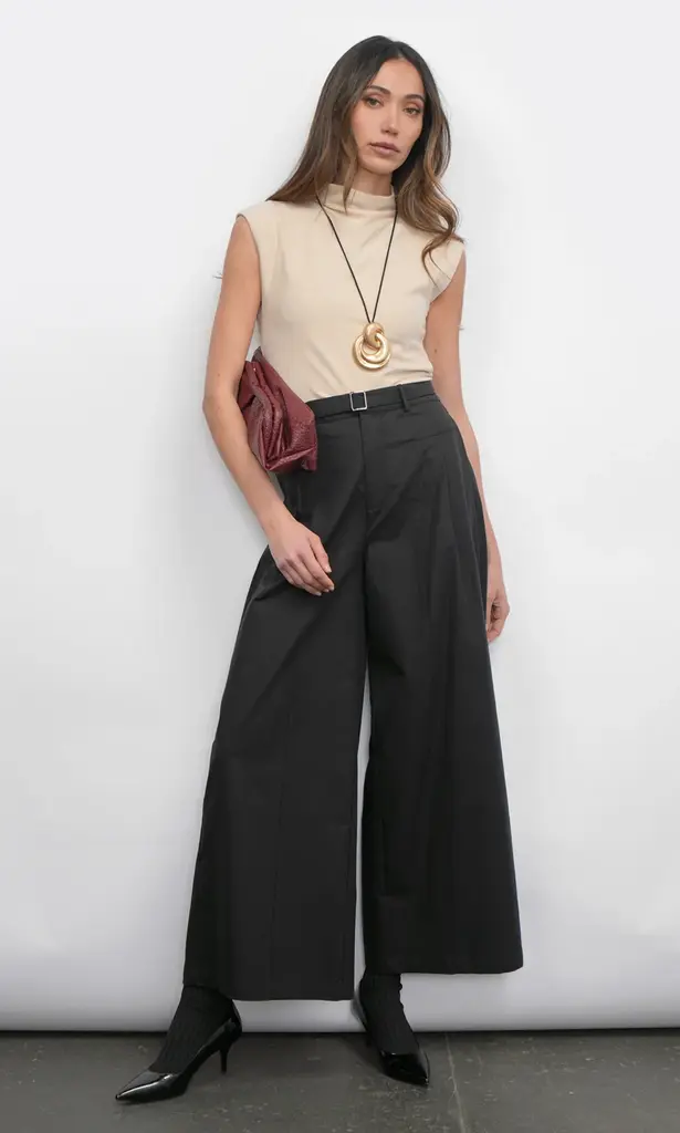 Greylin Paloma Funnel Neck Knit Top