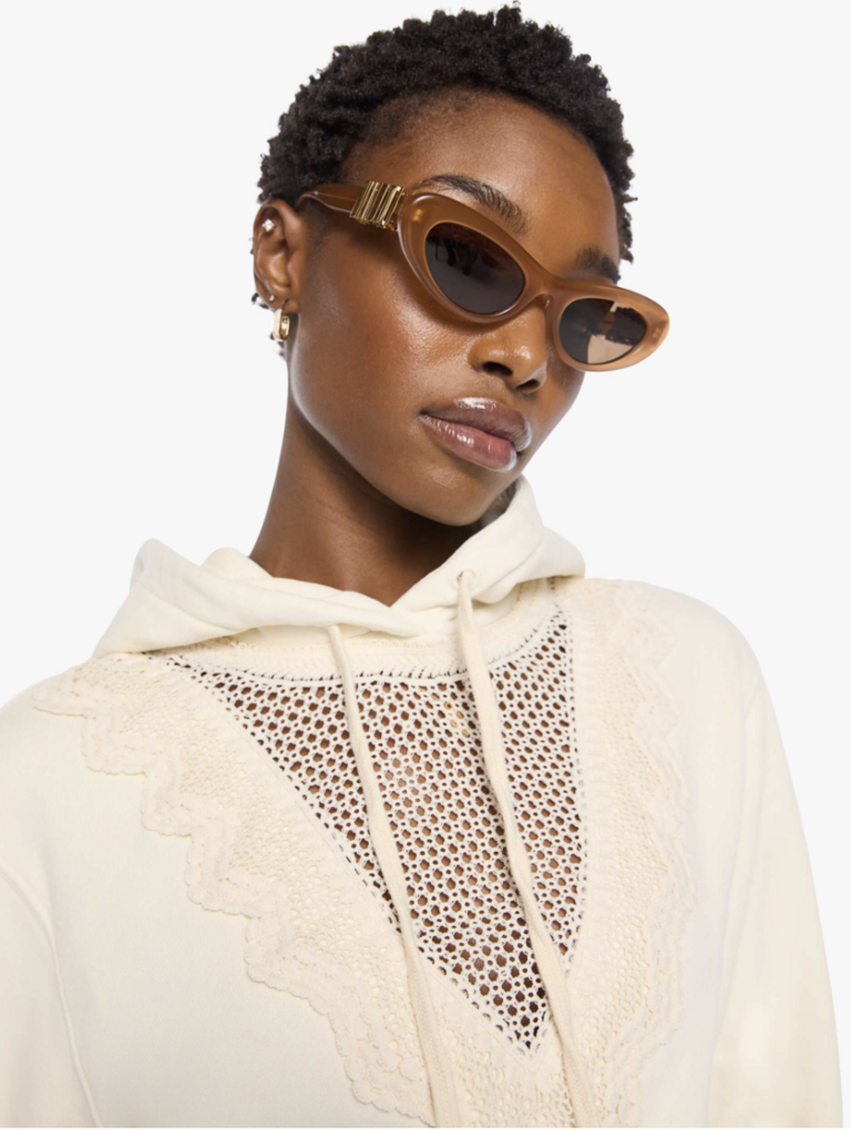 Mother Denim The Accent Square Hoodie