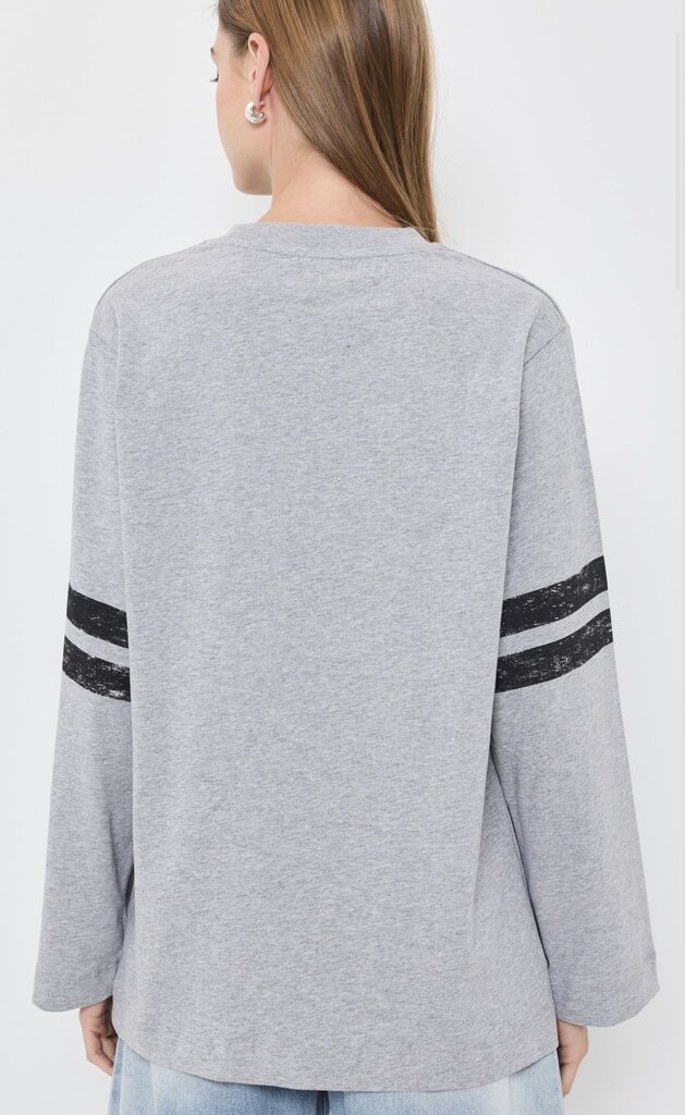 Baum Und Pferdgarten Jeevana Top in Grey Melange