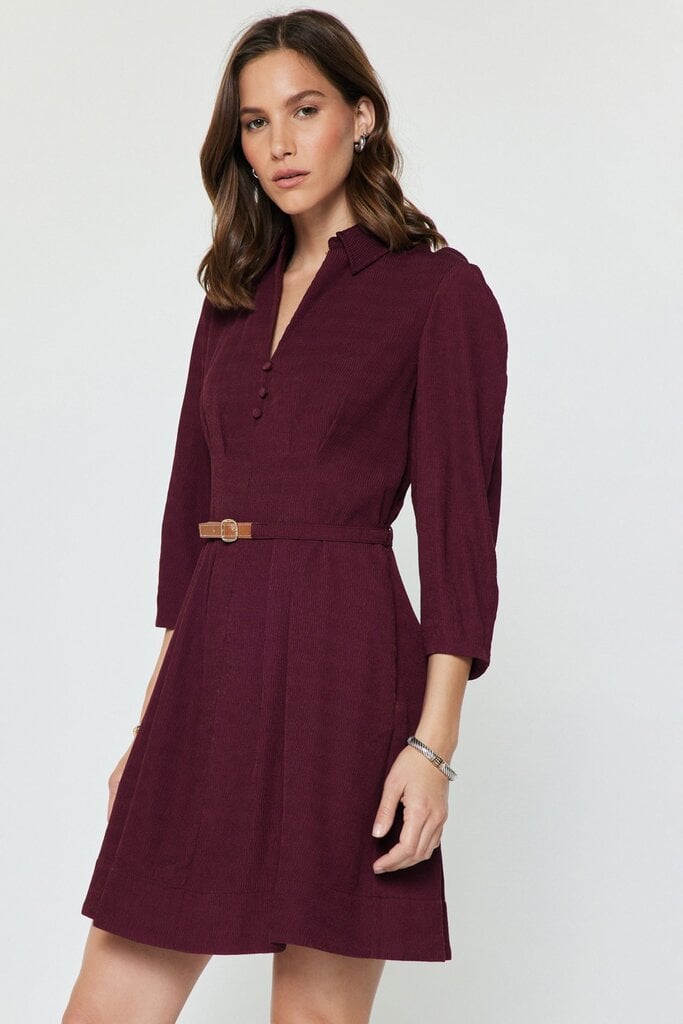 Current Air Pintuck Mini Dress w/ Belt