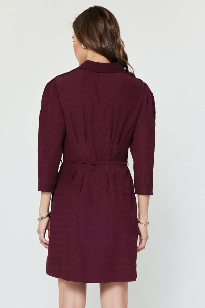 Current Air Pintuck Mini Dress w/ Belt