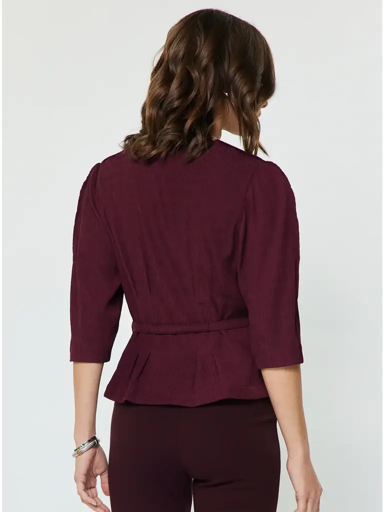 Current Air 3/4 Sleeve Pintuck Top