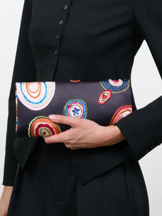 Staud Muse Clutch in Milliefiore