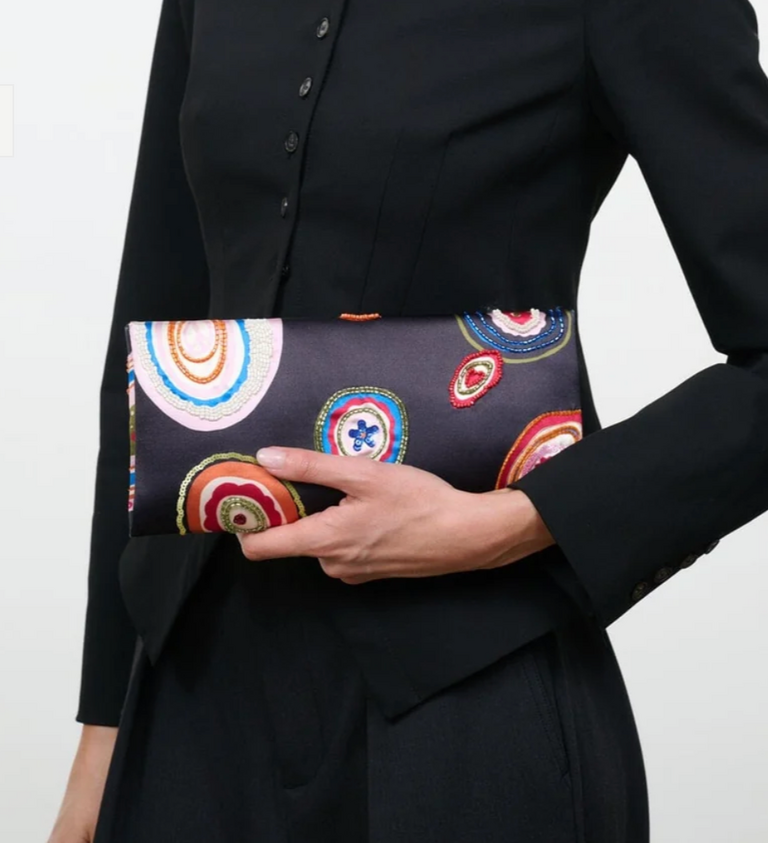 Staud Muse Clutch in Milliefiore