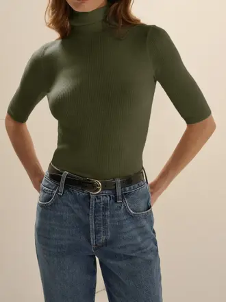 Favorite Daughter The Amelia Top in Army