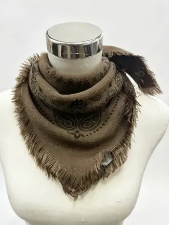 Lineta Ooh Lal La Square Scarf w/ Bandana Print