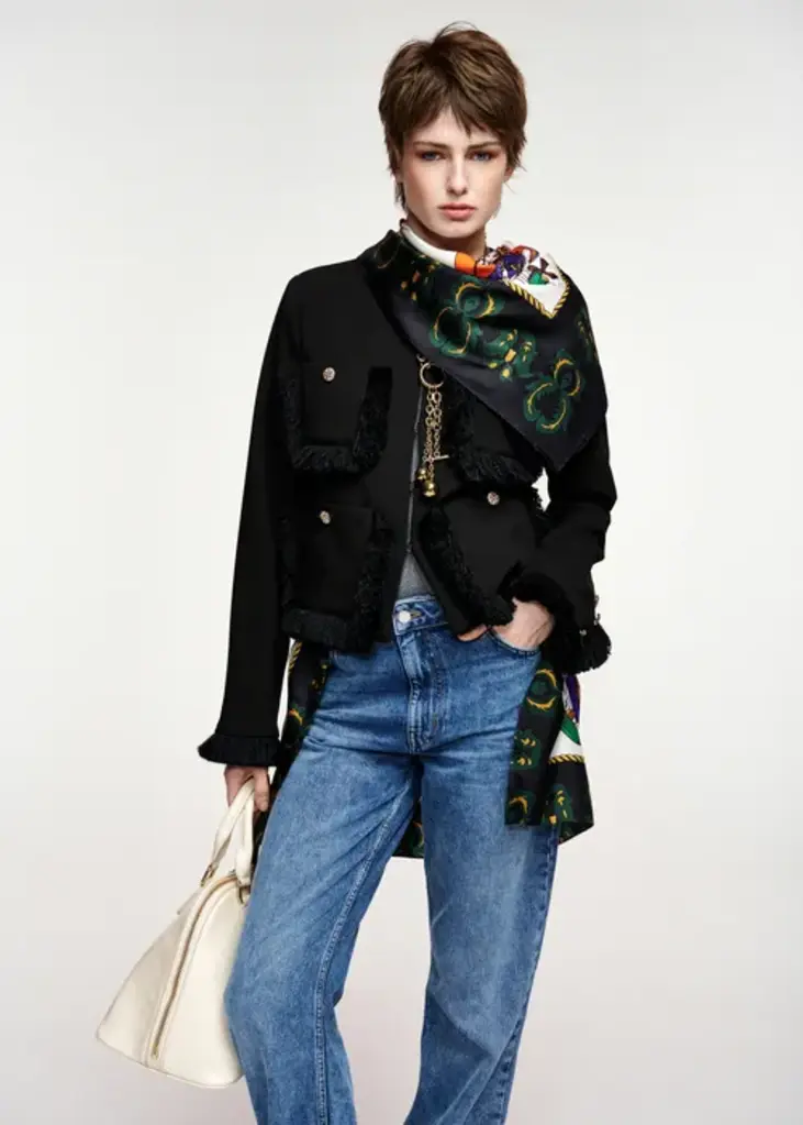 Essentiel Antwerp Kinetic Fringed Jacket