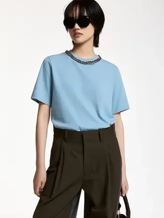 Essentiel Antwerp Klaim T-Shirt w/ Chain