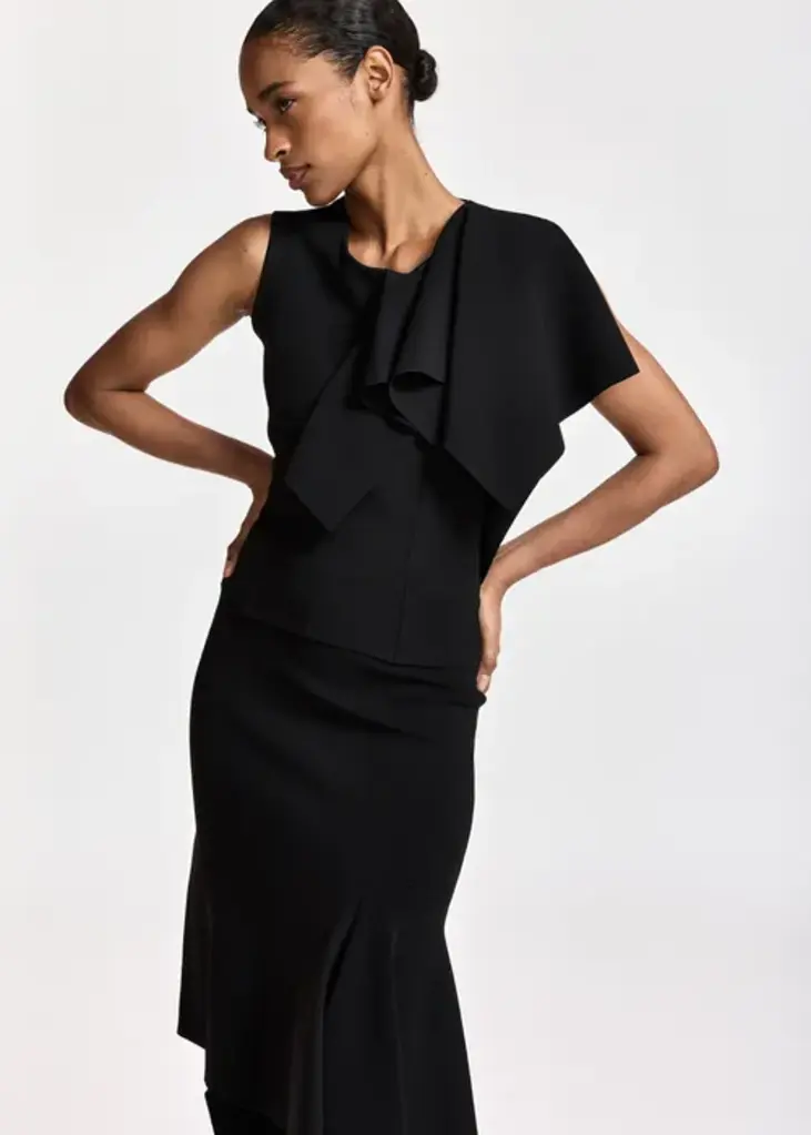 Essentiel Antwerp Know Knitted Top w/ Frill