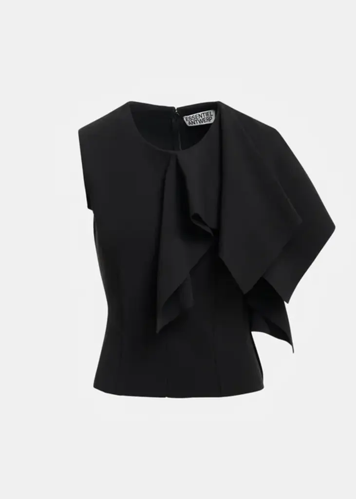 Essentiel Antwerp Know Knitted Top w/ Frill