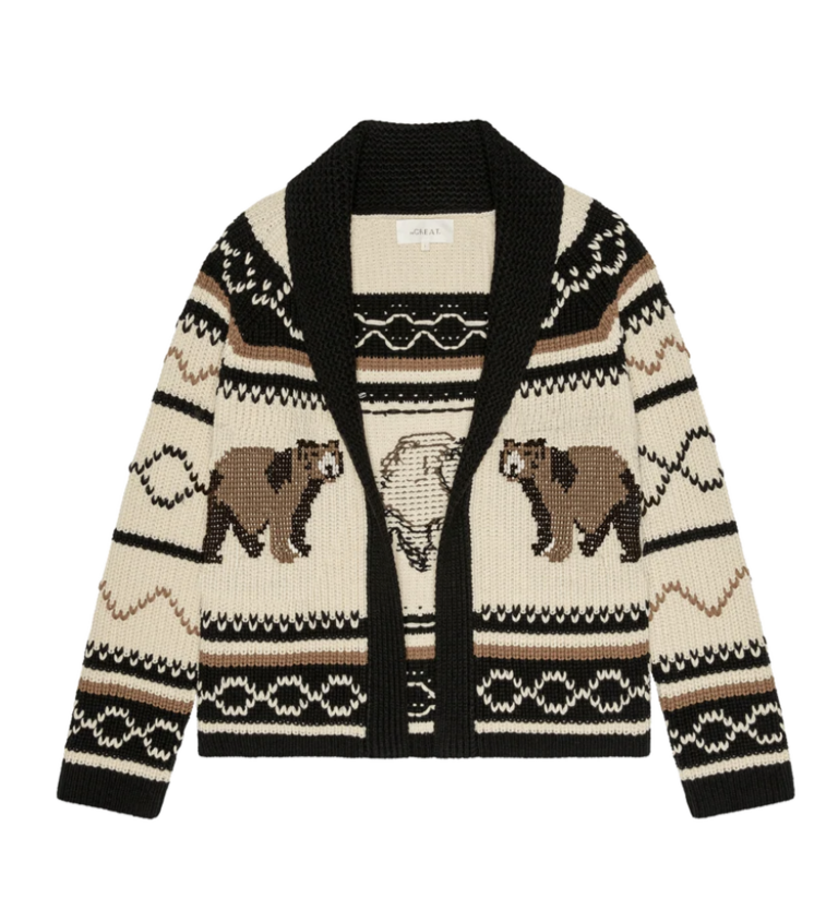 The Great The Bear Lodge Cardigan