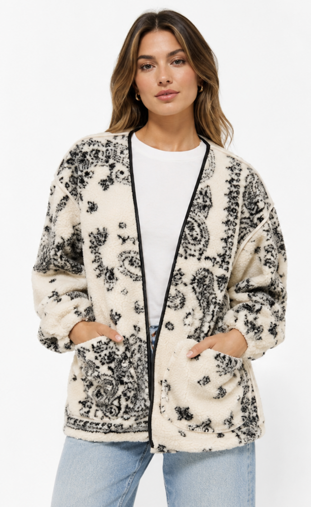 By Together Bandana Teddy Jacket