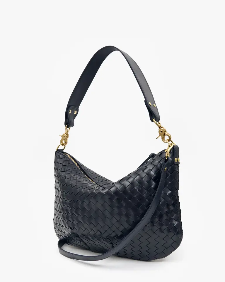 Clare V. Moyen Messenger Woven Diagonal