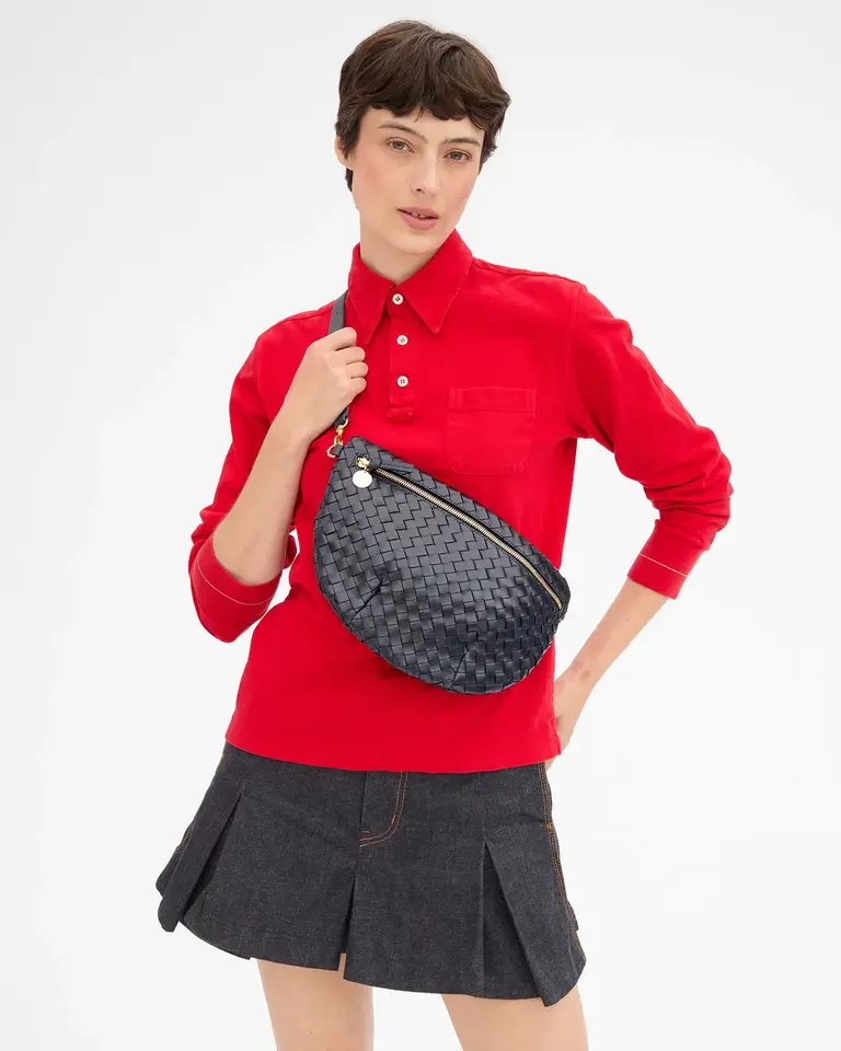 Clare V. Grand Fanny Diagonal Woven