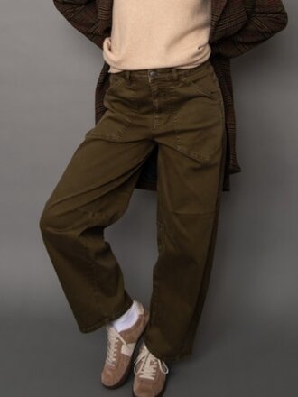 RD STYLE | HEDGE BALADEV GD STRETCH TWILL BALLON PANT-OLIVE
