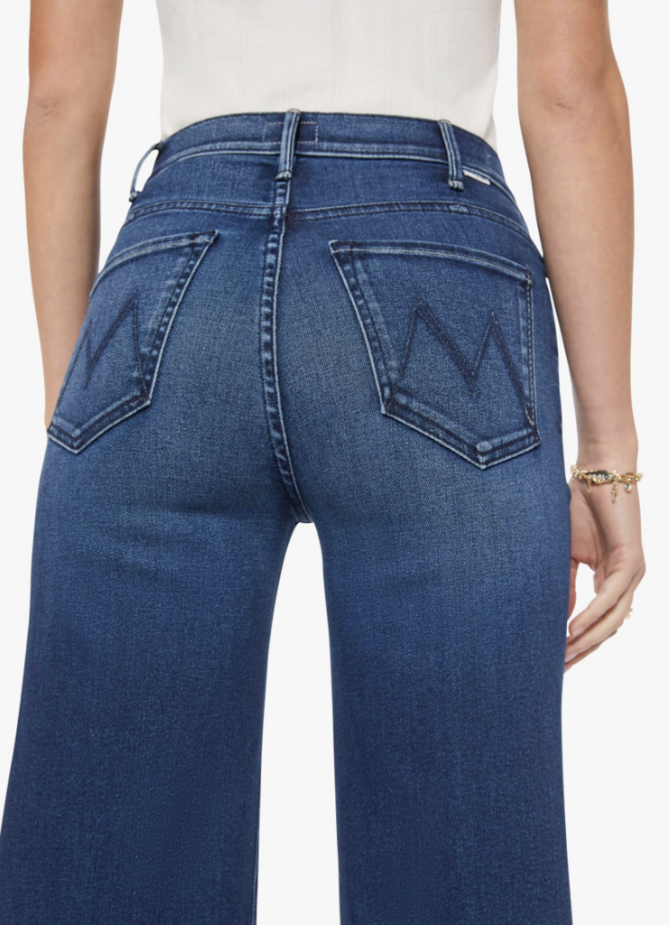 Mother Denim Hustler Roller Sneak Homecoming High